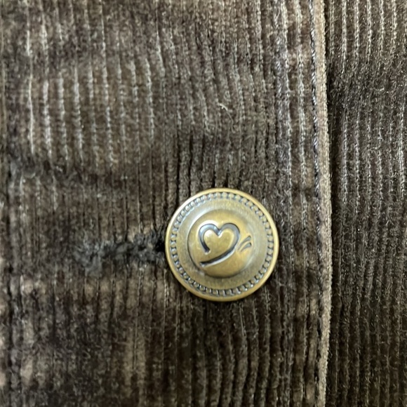 Women's Thick Brown Corduroy Jacket - Picture 13 of 16